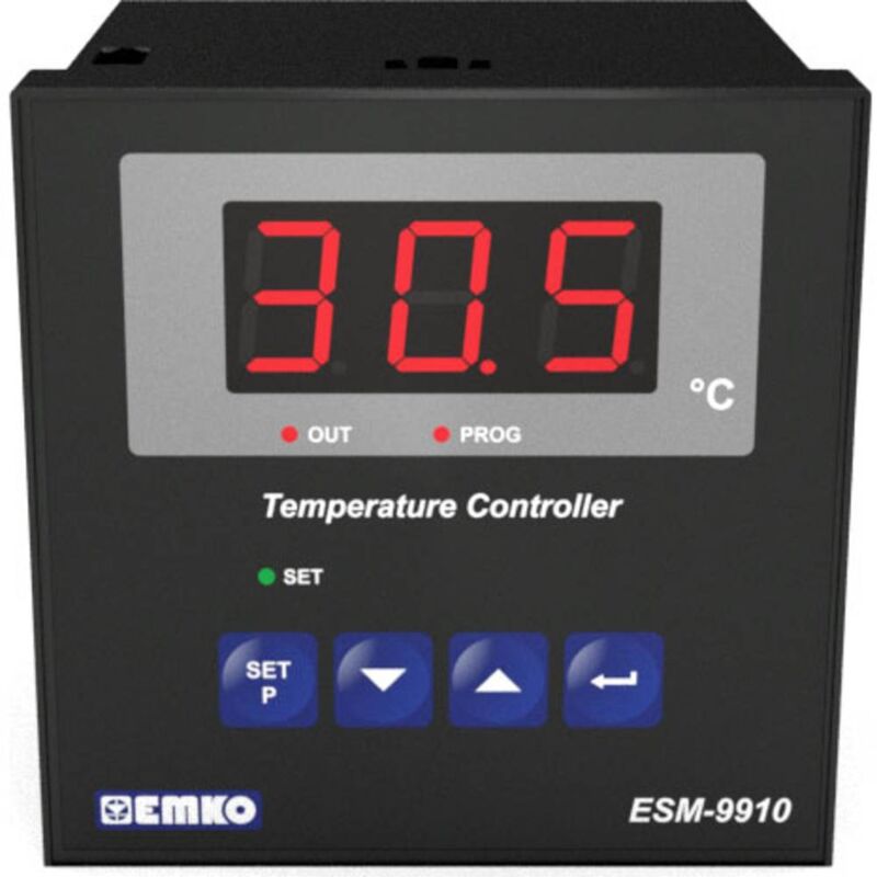 Emko ESM-9910.5.18.0.1/01.00/2.0.0.0 2 points de réglage Régulateur de  température NTC -50 à 100 °C Relais 7 A (L x l x