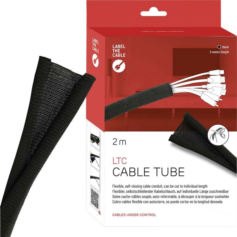 StarTech.com Gaine spirale range-câble Noir - 2,5 m - Diam