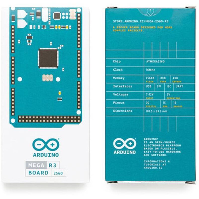 Kit Démarrage Arduino Mega 2560 R3 - Complet Avec Câbles, Boutons, LEDs Pour Prototypage