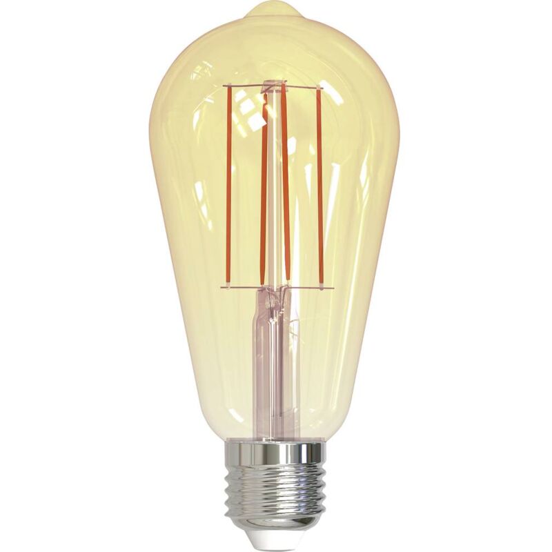 Ampoule E27 verre filament LED blanc chaud 2200K 4W Longueur 142 mm