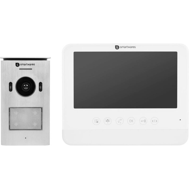 Kit interphone vidéo numérique Somfy White V100