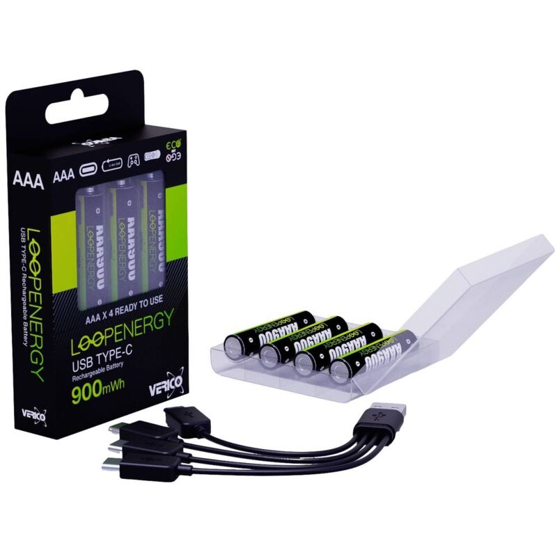 Piles rechargeables HR3 (AAA) - 2100mAH x4 Varta