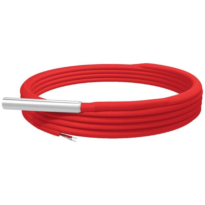 Capteur De Température PT1000 Avec Transducteur 4-20mA Ou 0-10V - Plage -50 à 200°C - Câble Silicone 2m - IP65 - Pour CVC, Industrie