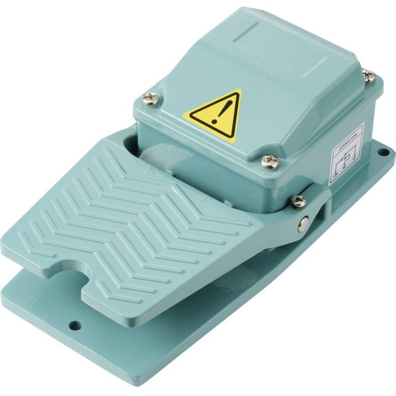 Interruttore A Pedale TFS-402 In Lega Di Alluminio: 380V/220V, Momentaneo, Antiscivolo, IP62, Contatti In Argento, Per Macchinari E Strumenti