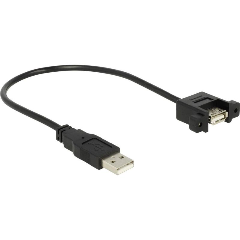 Digitus Prise de courant de sécurité pour montage encastré avec 1 x USB  Type-C™ 1 x USB A