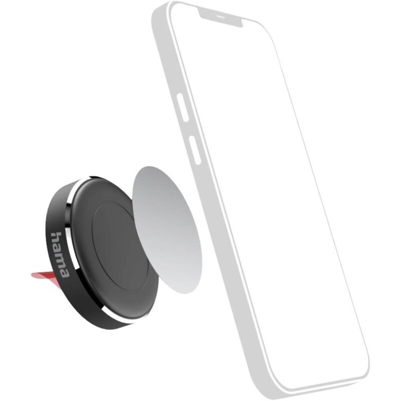 Hama tableau de bord Support de téléphone portable pour voiture fixation  magnétique, pivotant à 360°