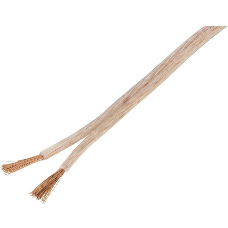 Câble Haut-Parleur 2.5 mm² en cuivre OFC - rouleau de 10 mètres - Câble d'enceintes Générique sur