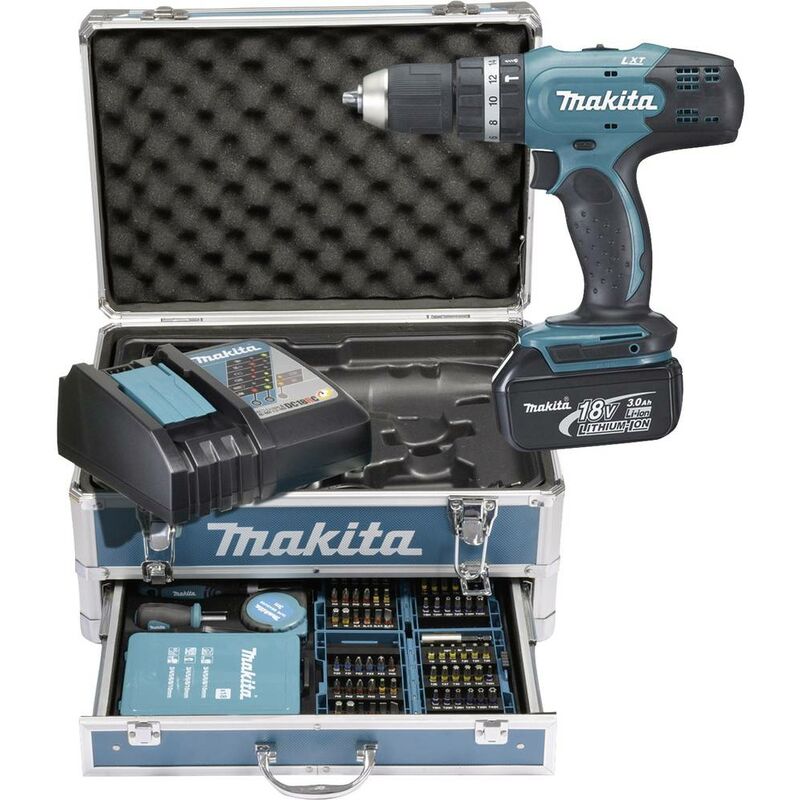 Perceuse visseuse à percussion makita 18v - 2 batteries bl1815g