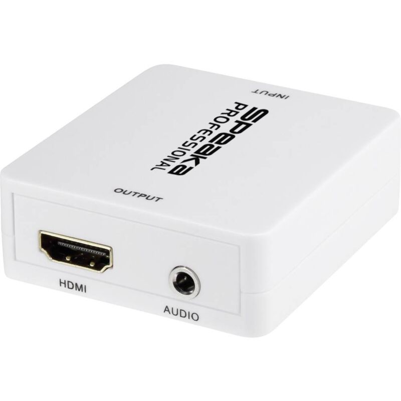 Prolongateur HDMI avec extracteur audio, câble Ethernet, simple