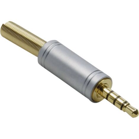 JACK 3.5 MM MÂLE DROIT BKL ELECTRONIC 1103088 PÔLES: 4 STÉRÉO OR 1 PC(S) (1/2)