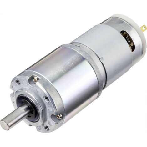 TRU COMPONENTS IG320051-F1C21R Motoréducteur c.c 12 V 530 mA 0.2255529 Nm 104 tr/min Diamètre de l'arbre: 6 mm (1/4)
