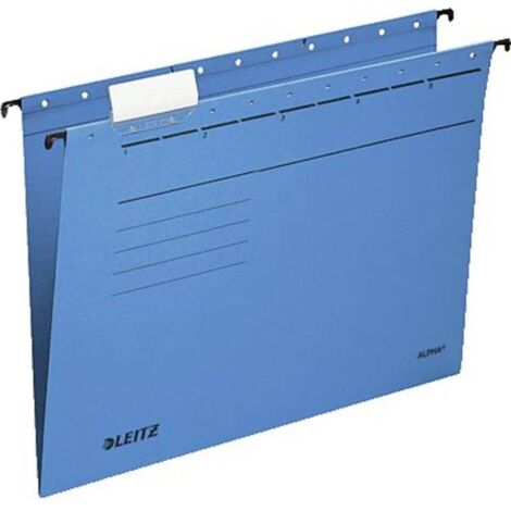 Dossiers suspendus A4 en carton 250g/m² – Lot de 5 – Barres métalliques plastifiées – Pour classement efficace au bureau – Leitz (1/4)