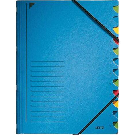 Leitz 3912-00-35 bleu DIN A4 Nombre de compartiments: 12 (1/2)
