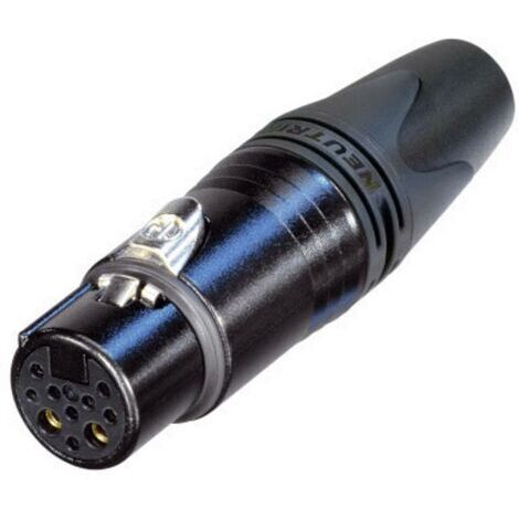 XLR femelle, droit Neutrik NC10FXX-14-B Nombre de pôles: 10 noir 1 pc(s) X968111 (1/3)