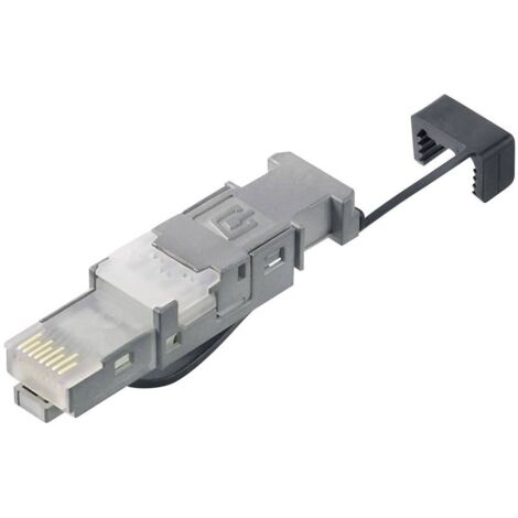 Connecteur RJ45 IP20 STX Cat.6 Telegärtner 100007491 RJ45 mâle, droit Pôle: 8P8C 1 pc(s)