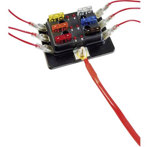 SecoRüt FHA506 LED Répartiteur de circuit fusible plat standard Pôle 6 30 A 1 pc(s)