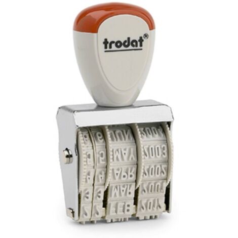 Trodat CLASSIC 1020 Tampon dateur 35 x 5 mm (l x H) argent (1/3)