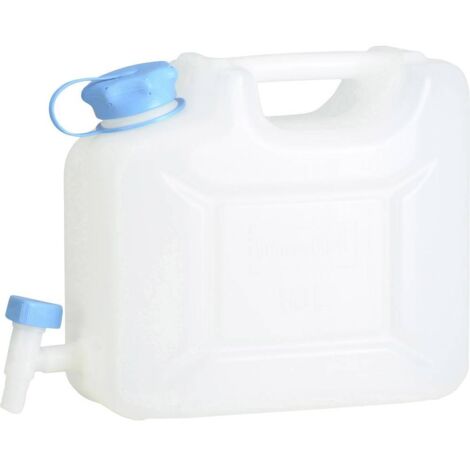 Bidon à eau 12 l HD-PE empilable avec robinet de vidange – Résistant aux UV – Compatible denrées alimentaires – 816500