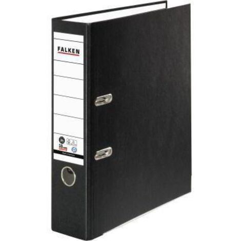 Classeur Falken Recycolor 11285558 2 étriers DIN A4 noir