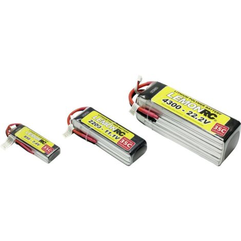 Reely Pack Batterie LiPo 11.1V 1000mAh 3S 25C Softcase - RE-7845957