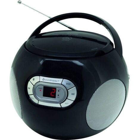 soundmaster SCD2120SW Radio-lecteur CD FM AUX, CD noir X465001 (1/2)