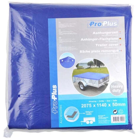Bâche Remorque Erdé ECO 160 - 162 X 122 X 10 Cm - PVC 640g/m² étanche
