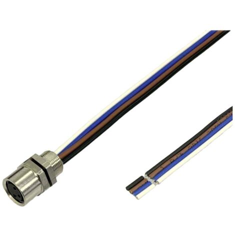 BKL Electronic 2701007 Prise encastrée pour capteur/actionneur M8 0.2 m Nombre de pôles: 4 1 pc(s) (1/2)