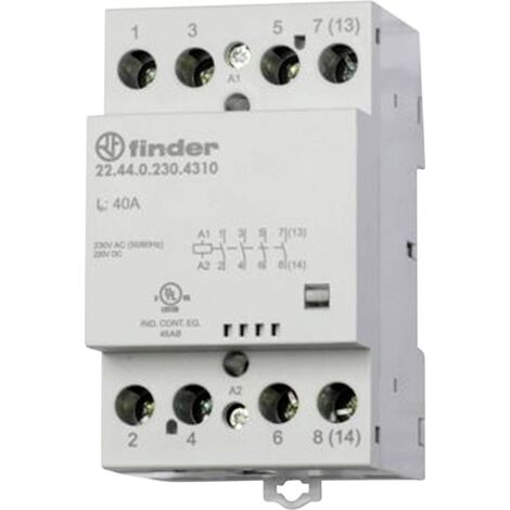 Finder 22.44.0.024.4410 Contacteur d'installation 4 NF (R) 440 V/AC 1 pc(s) W418502