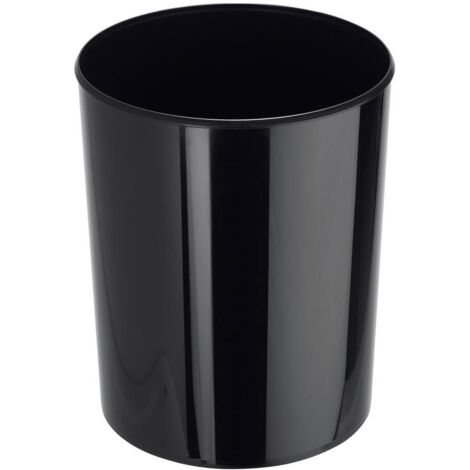 Corbeille à papier HAN i-LINE 18130-13 13 l (Ø x H) 24 cm x 30 cm styrène-méthyl méthacrylate (SMMA) noir 1 pc(s)