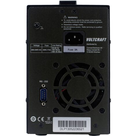 Alimentation Laboratoire VOLTCRAFT VSP 2405 – Pour Pièces Ou Réparation – Défectueux