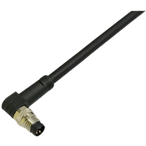 BKL Electronic 2700027 Câble de raccordement M8 mâle, coudé 2 m Nombre de pôles: 3 1 pc(s) C745782 (1/2)