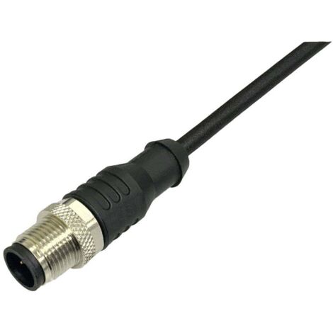BKL Electronic 2702021 Câble de raccordement M12 mâle, droit 2 m Nombre de pôles: 4 1 pc(s) C743702 (1/2)