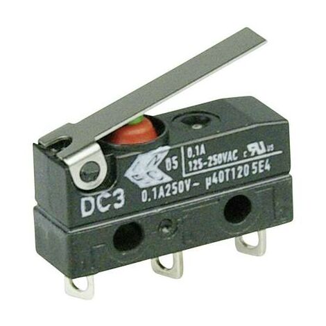 ZF DC3C-A1LB Microrupteur DC3C-A1LB 250 V/AC 0.1 A 1 x On/(On) IP67 à rappel 1 pc(s) (1/2)