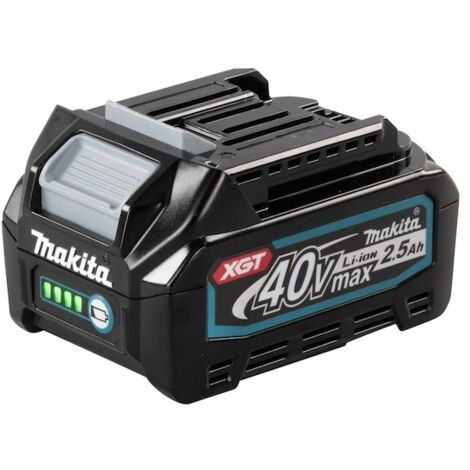 Makita – Batterie Li-ion 40V 2.5Ah – Charge rapide en 28 min – Indicateur LED – Pour usage intensif – 191B363