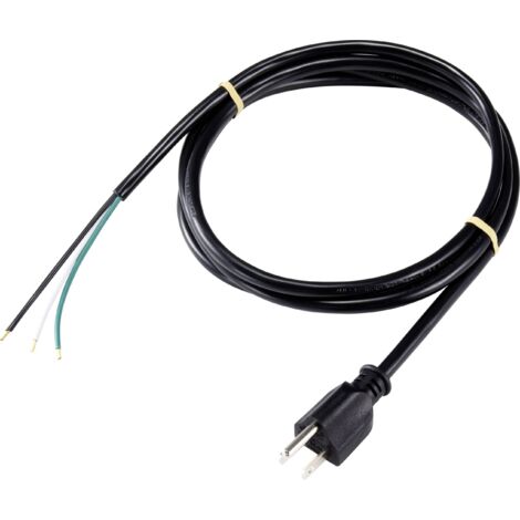 Sygonix SY-5043454 alimentation Câble de raccordement noir 2.00 m S594542 (1/2)