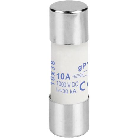 Weidmüller 2783230000 FUSE 10X38 10A 1000 VDC GPV Micro-fusible (Ø x L) 10.3 mm x 38 mm 10 A 1000 V/DC Contenu 10 pc(s) (1/3)