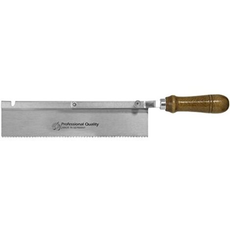 Scie à affleurer 250 mm – Lame fine pour coupes précises – Manche en bois – Pour bois dur et teck – Kirschen