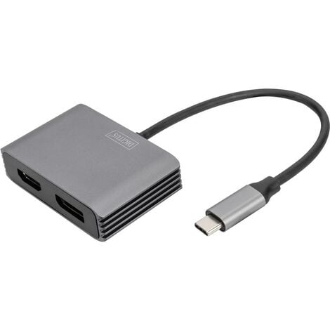 Digitus Adaptateur USB-C vers Jack 3,5 mm 20 cm Noir