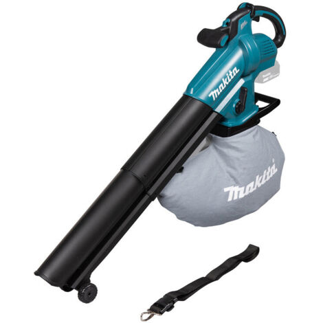 Makita – Souffleur à batterie 18V DUB187Z – Vitesse max 13500 min⁻¹ – Dépression max 33 mbar – Poids net 3,0 kg pour débris de jardin (1/5)