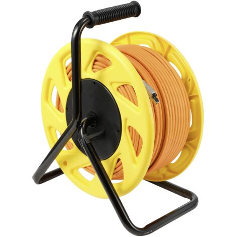 Renkforce RJ45 réseau informatique Enrouleur de câble CAT 6a (câble ...