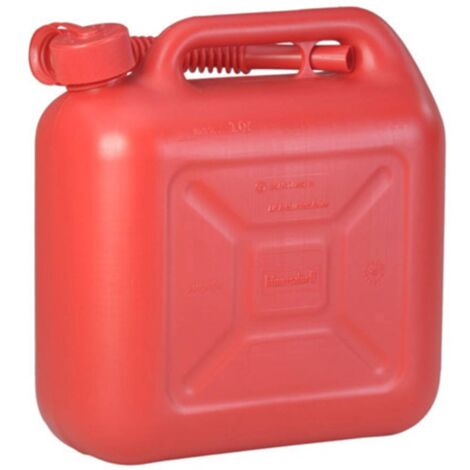 Bidon de carburant 10 litres, jerrican d'essence, jerrican de diesel rouge (1/3)