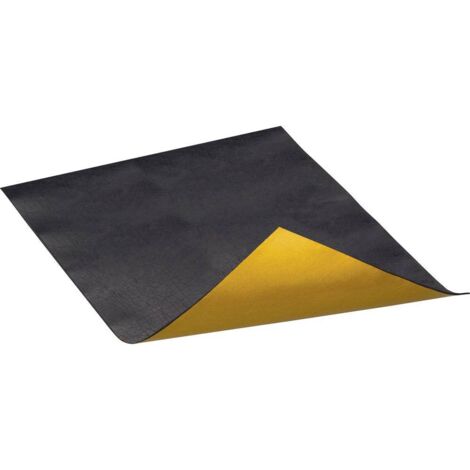 Tapis en matière bitumineuse 500 x 500 x 2.7 mm – Insonorisant et ignifuge – Face adhésive pour installation facile – ADM50 – Sinuslive - MM 1 PC