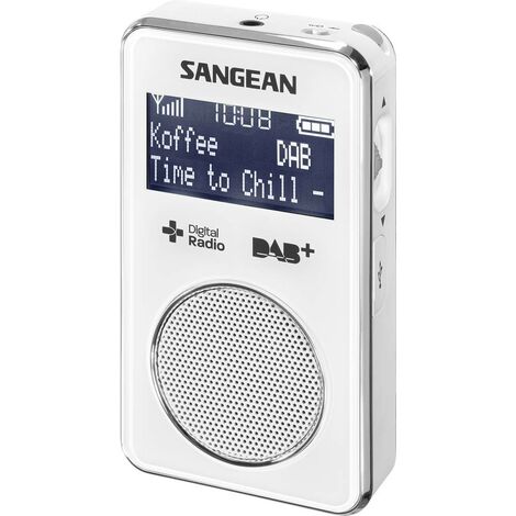 Sangean RA-101 Blanc - Enceinte Bluetooth portable - La boutique d