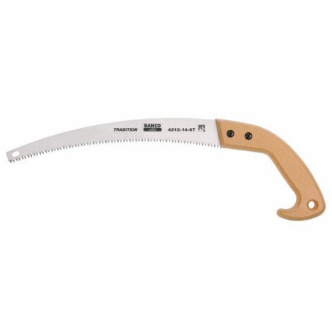 Bahco – Sécateur à main pour bois sec – Lame ovale dentée – Poignée en hêtre pour confort – Coupe précise et efficace - C078791 (1/10)