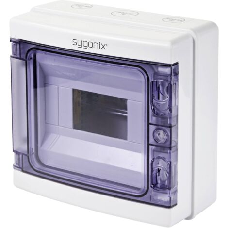 Sygonix SY-5491852 Coffret de distribution montage apparent (en saillie) Nombre de divisions = 8 Nbr de rangées = 1 Con (1/5)