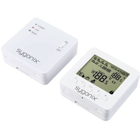 Thermostat sans fil Sygonix SY-5470190 montage apparent (en saillie) programme hebdomadaire 1 pc(s)