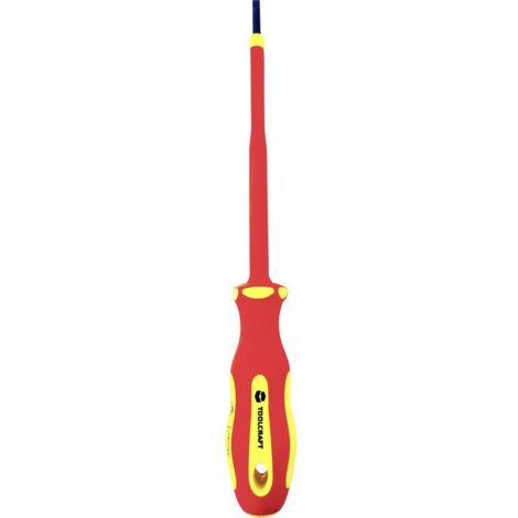 Tournevis pour vis à fente TOOLCRAFT SL 3.0 VDE, pour l'électronique et la mécanique de précision, pour l'atelier Longu (1/3)