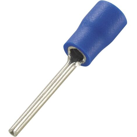 COSSE À EMBOUT TRU COMPONENTS PTV2-18 739361 1.50 MM² 2.50 MM² PARTIELLEMENT ISOLÉ BLEU 100 PC(S) (1/2)