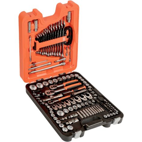 Bahco – Coffret multi-outils 138 pièces S138 – Douilles 1/2'', 1/4'', 3/8'' – Acier allié haute performance – Boîte PEHD - C645782