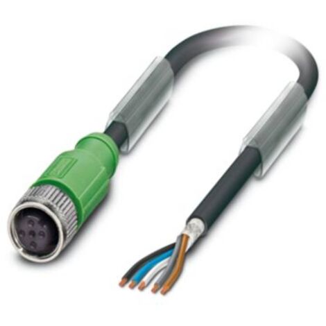 Câble pour capteurs/actionneurs Phoenix Contact SAC-5P- 5,0-PUR/M12FS SH 1682951 Contenu: 1 pc(s) (1/3)